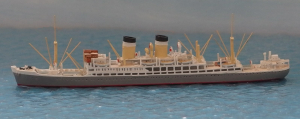 Passenger vessel "City of Benares" (1 p.) GB 1936 no. 66 from Albatros
